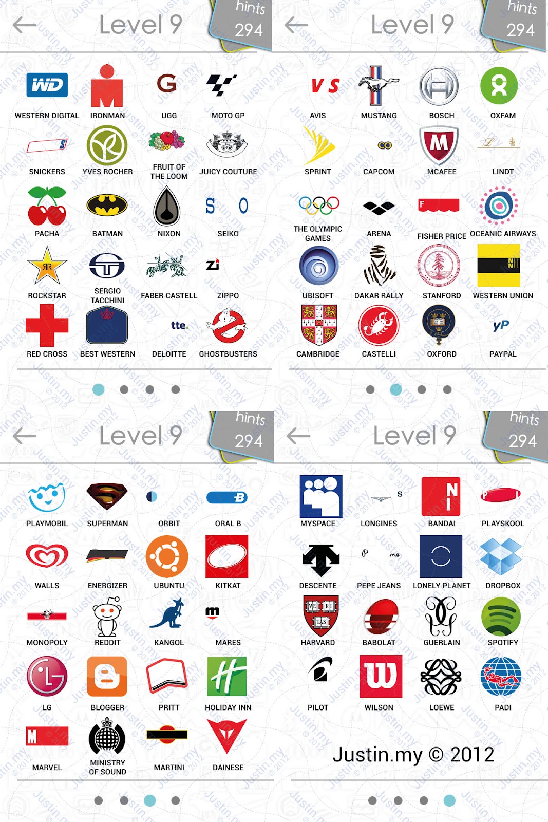 Logos Quiz Answers for iPhone, iPad, iPod & Android App.