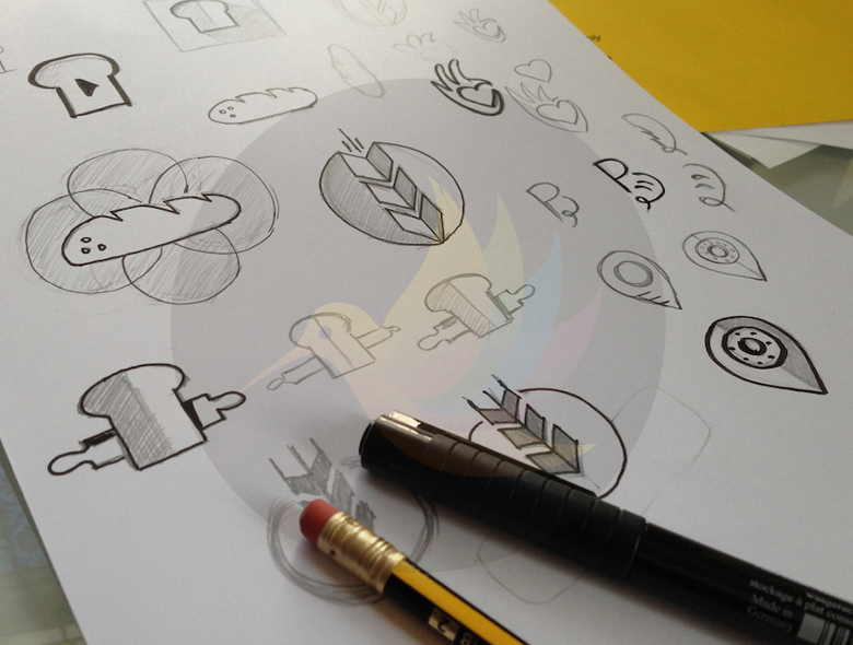 Sketching An Important Aspect Of Logo Designing.