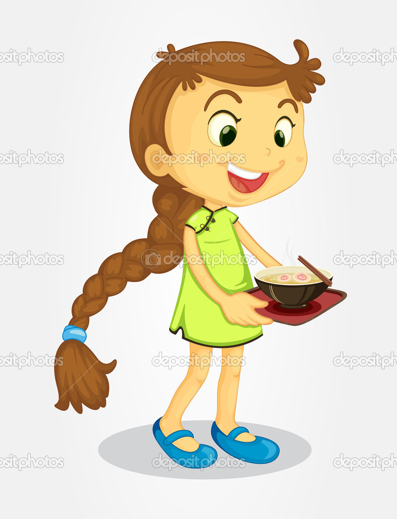 Clipart Girl With Long Hair.