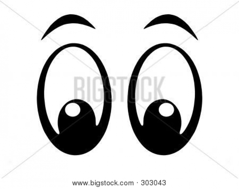 Eye Looking Down Clipart.