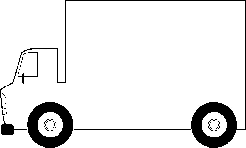 Truck clip art black and white free clipart images clipartcow 3.