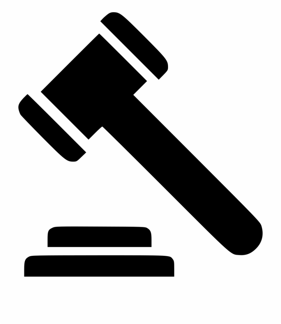 Law Gavel Comments Gavel Logo Vector.