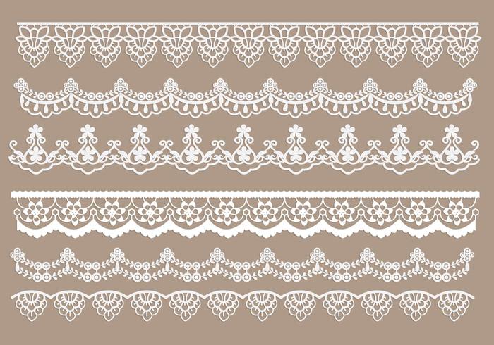 Lace Free Vector Art.