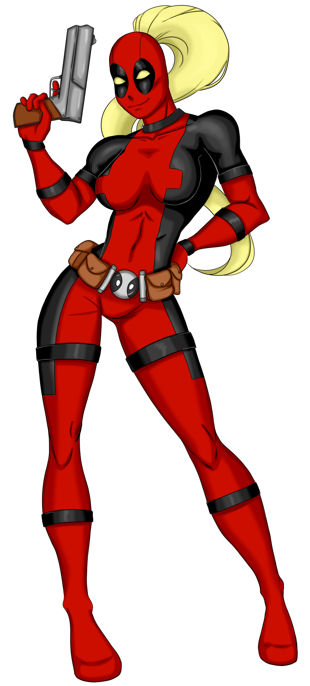 Lady Deadpool by Alchemistress666 on DeviantArt.