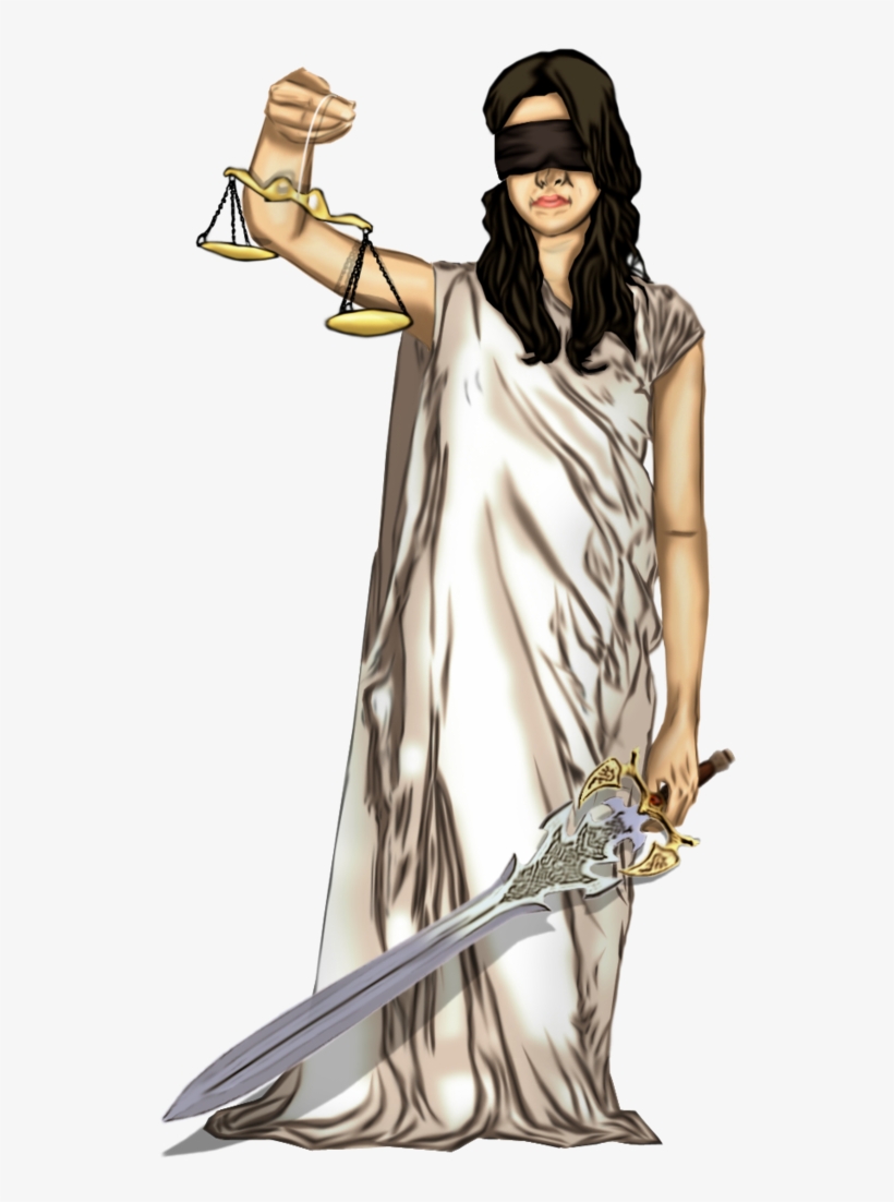 Blind Justice Clip Art.