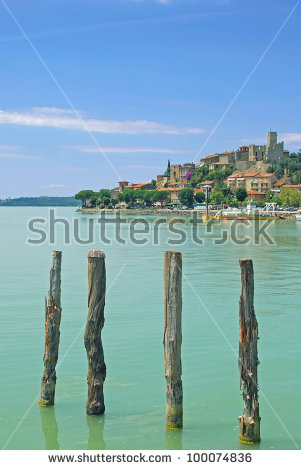 Lago Trasimeno Stock Images, Royalty.