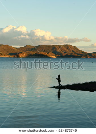 Lake Pleasant Stock Images, Royalty.