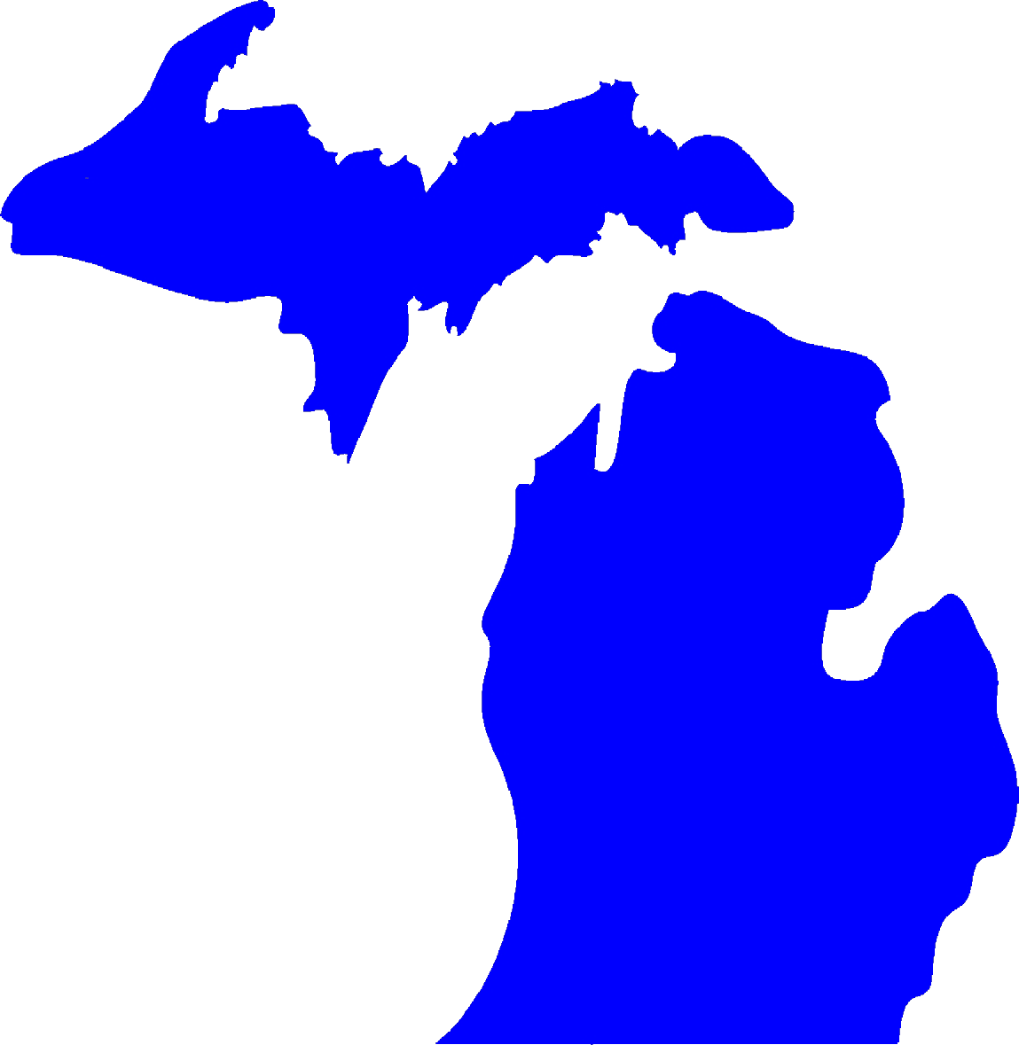 Michigan mitten clip art.