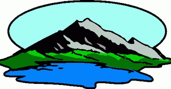 Mountain scenes with lake mountain lake 1 clipart clip art 2.