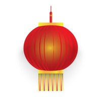 Lampion Vector Image.