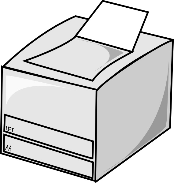 Laser Printer Clipart.