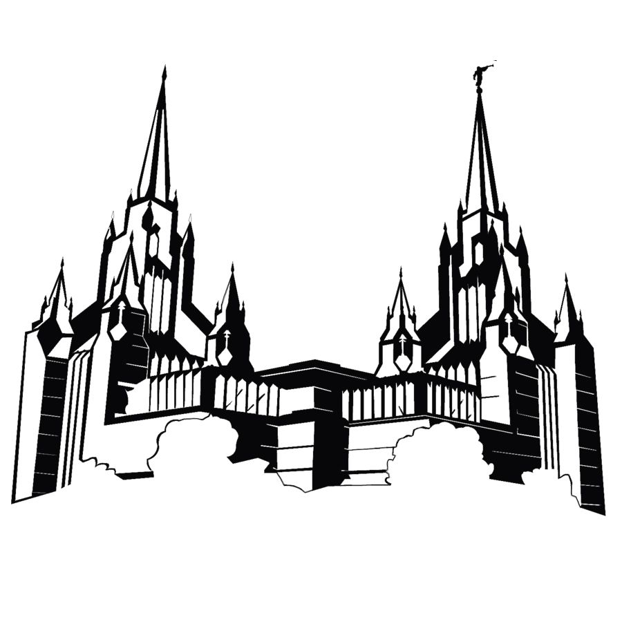 Lds Temple Drawing.