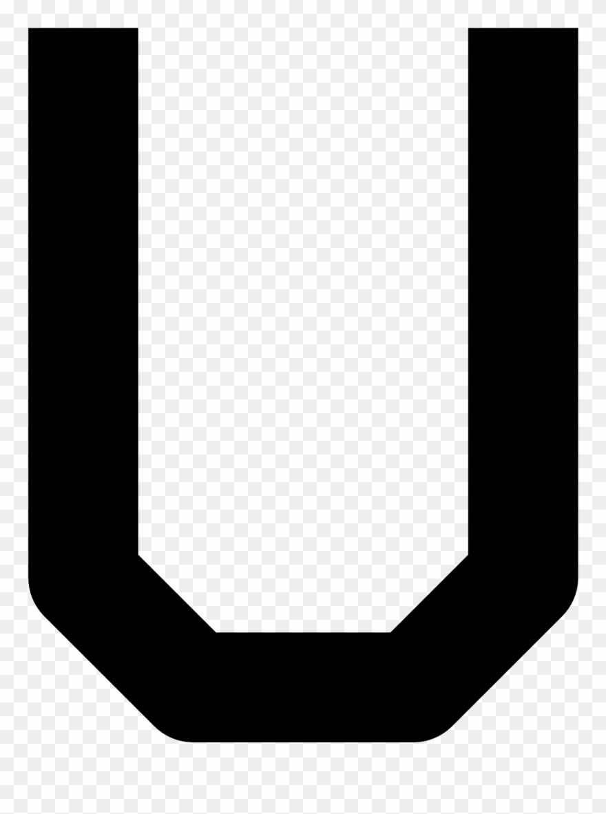 Black And White Letter U Png & Free Black And White Letter U.