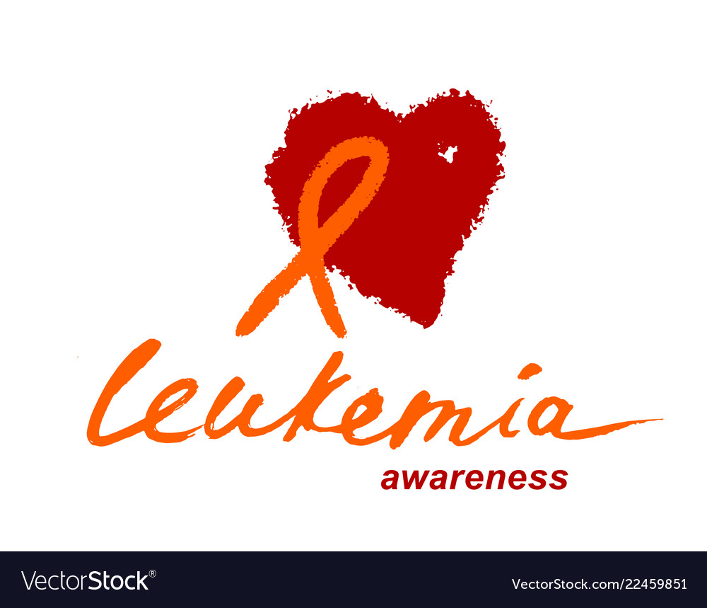 Leukemia lettering image.