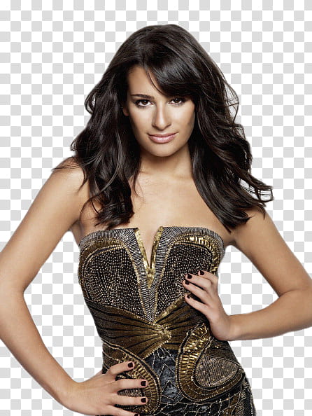 Lea Michele M transparent background PNG clipart.