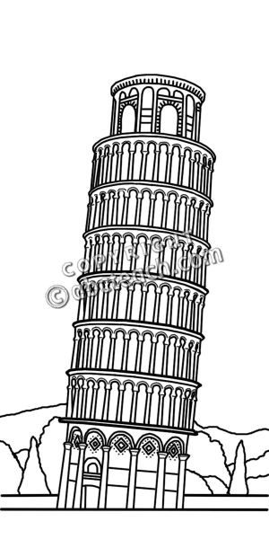 Leaning Tower Of Pisa Clipart & Leaning Tower Of Pisa Clip Art.