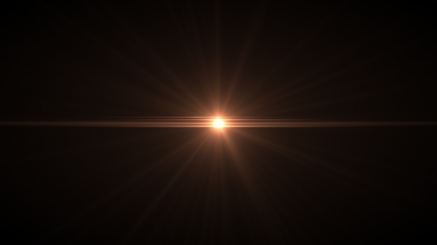 Awesome Orange Lens Flare Png.