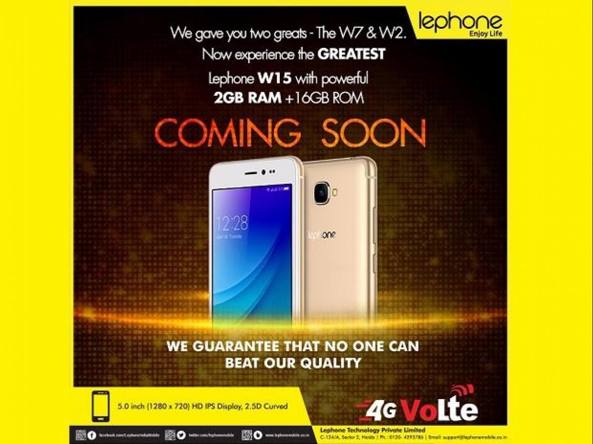 lephone launches new smartphone for Rs 5,499.