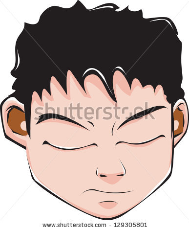 Bad Tempered Man Stock Vector 79355713.