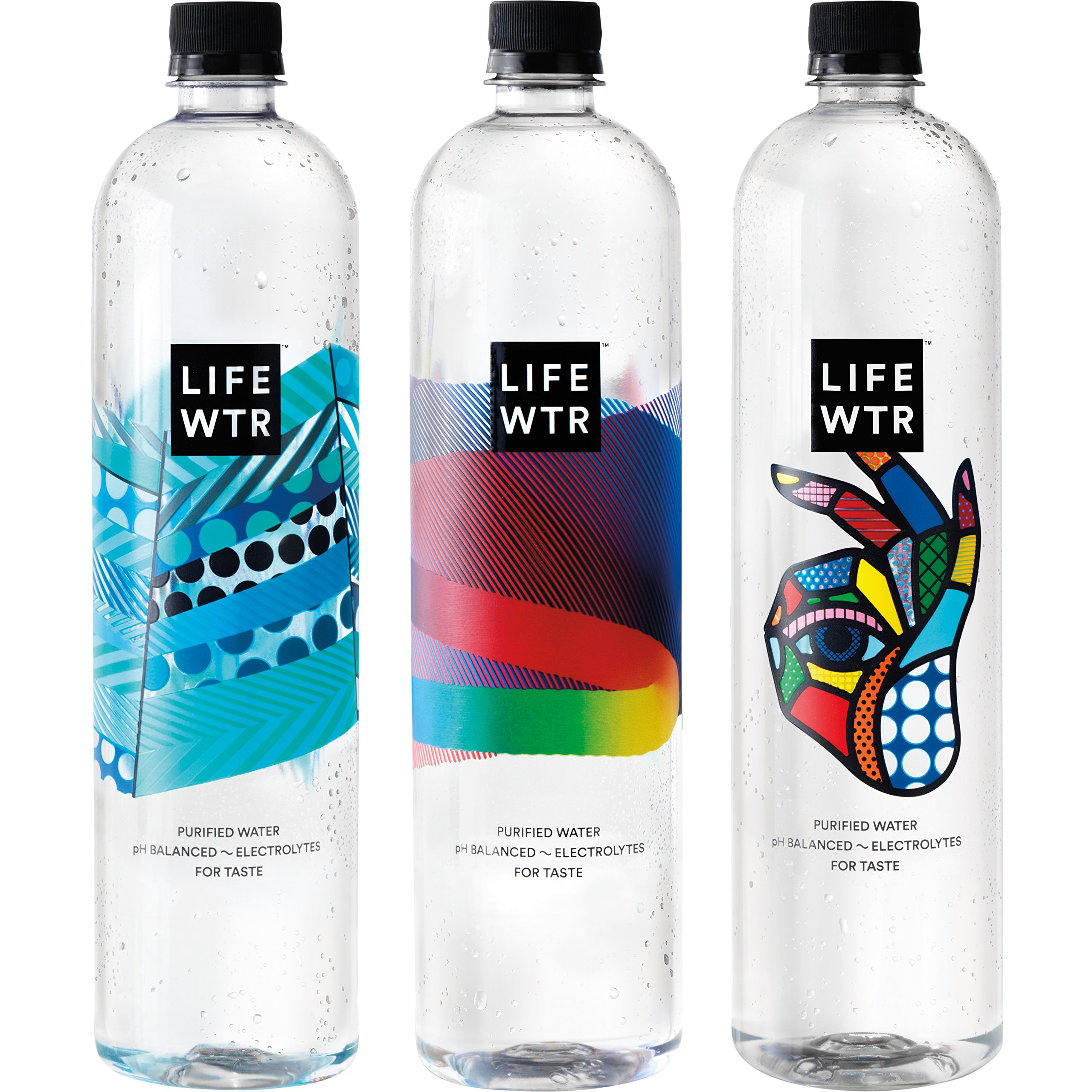 LIFEWTR, Premium Purified Water, pH Balanced with Electrolytes For Taste, 1  6.