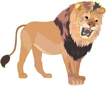 Clip art lion roar dromgbn top.