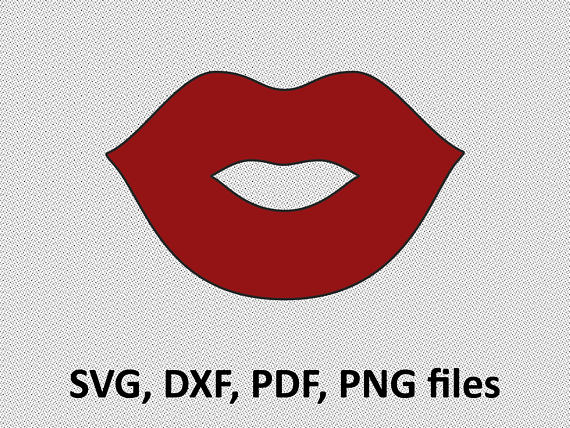 Lips SVG/ Lips DXF/ Lips Clipart/ Svg Files, printing design.