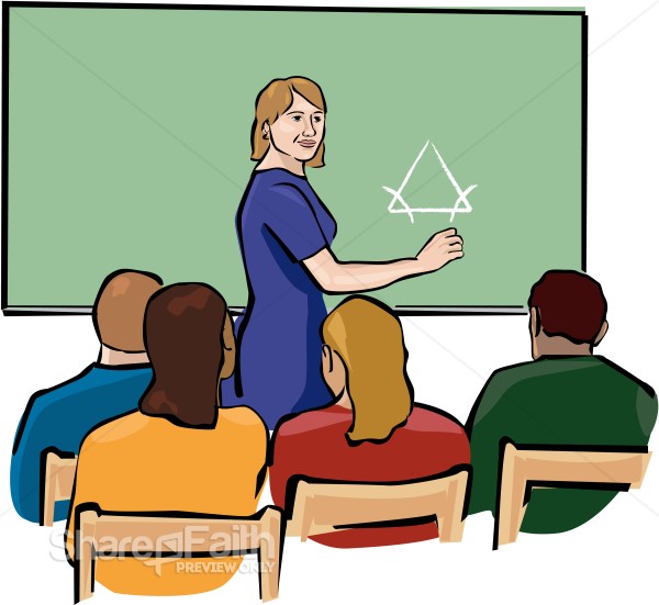 Listen To Teacher Clipart.