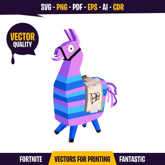 Fortnite llama clipart 3 » Clipart Station.