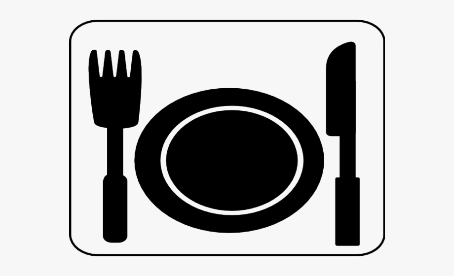 Cutlery Clipart Lunch Plate.