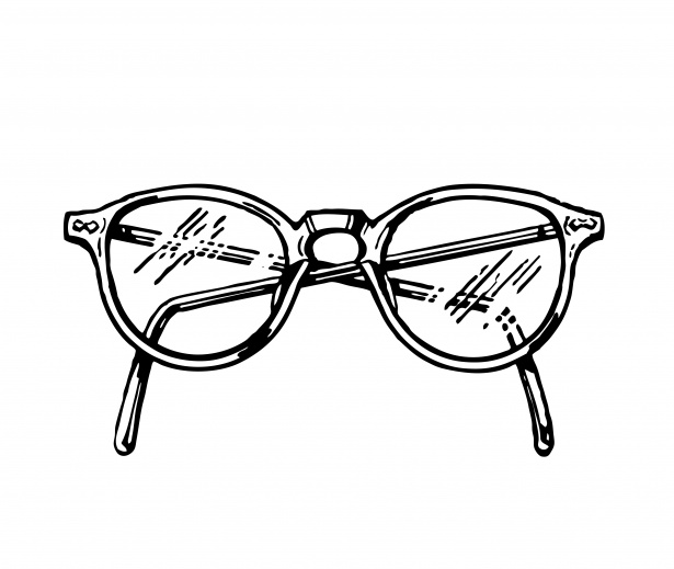 Lunettes Clipart Illustration Photo stock libre.