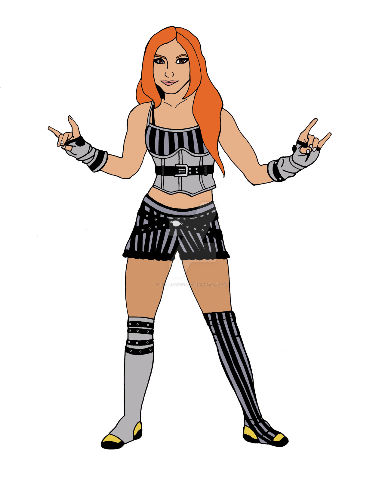 Becky Lynch Cartoon.