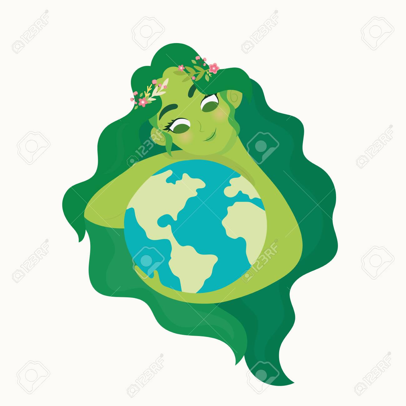 Care For Mother Earth Clipart.