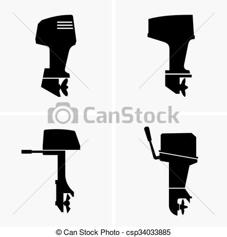 Outboard motor Clipart and Stock Illustrations. 83 Outboard motor.