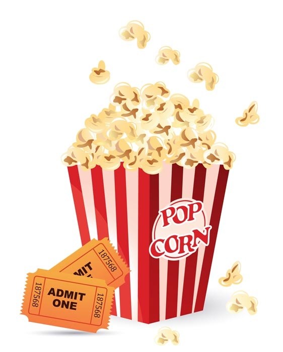 Movie and popcorn clipart 3 » Clipart Portal.