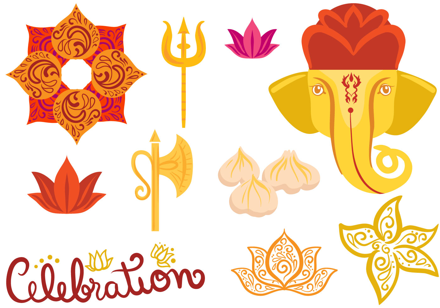 Modak Free Vector Art.