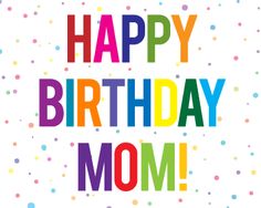 Happy birthday mom clipart 5 » Clipart Station.