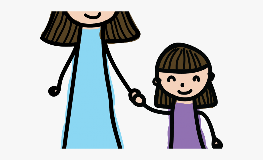 Hug Clipart Mother Daughter.