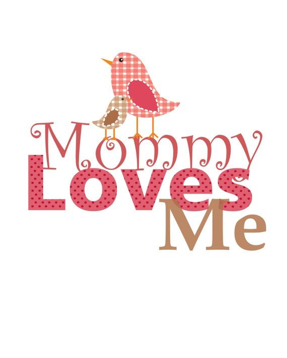 Image result for my mom loves me clipart.