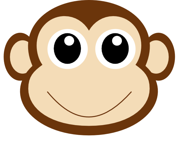 Monkey Clipart, Monkey Face Free Clipart.