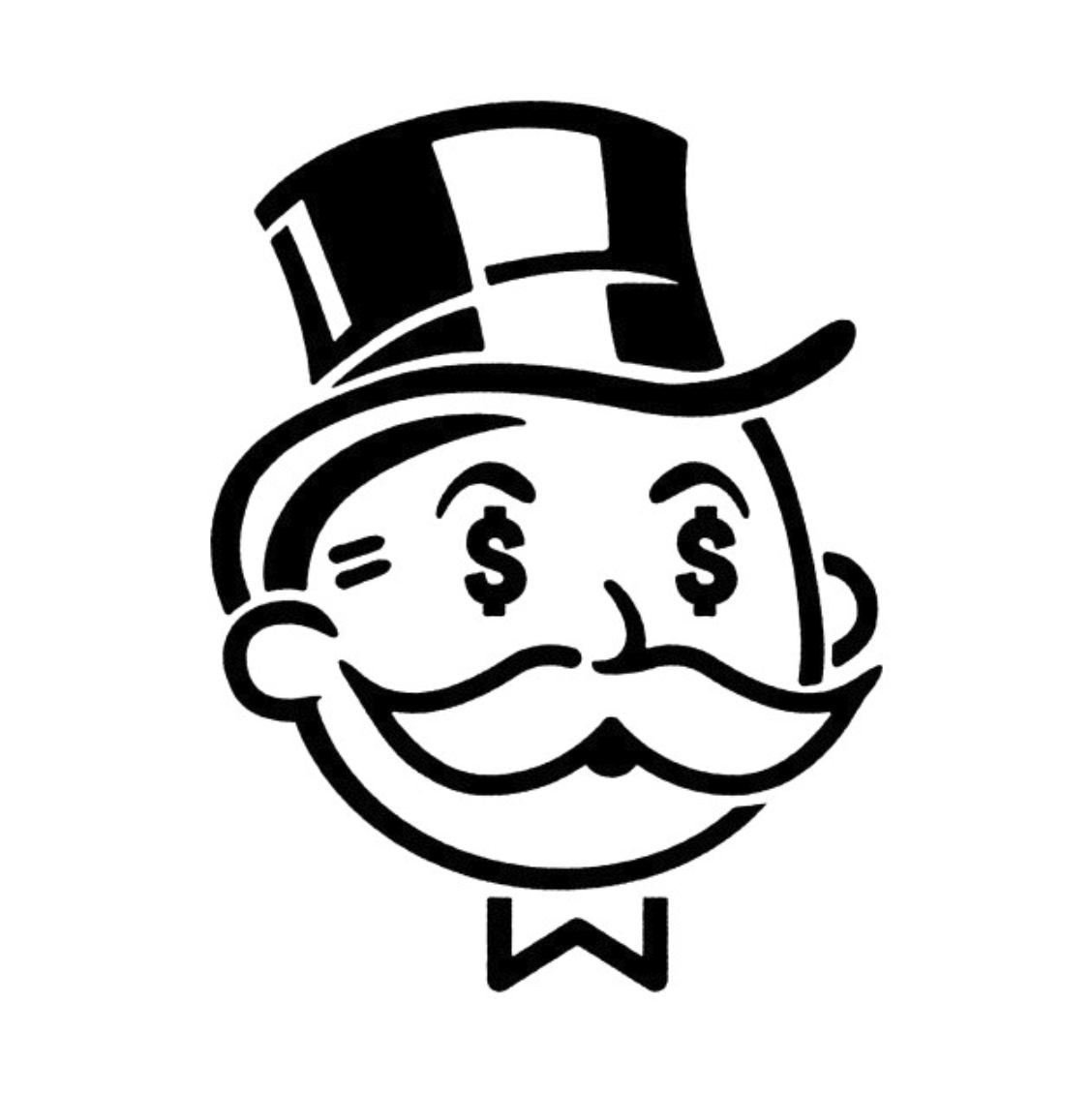 Monopoly Man Drawing.