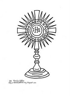 Free catholic clip art monstrance.