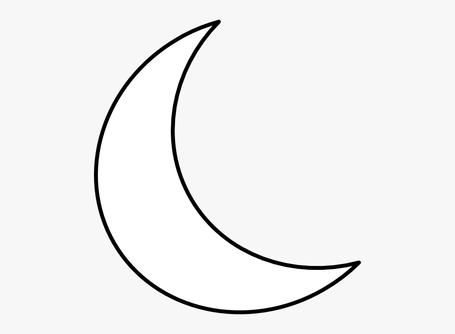 Moon Shape Clipart 24,26kb Download.