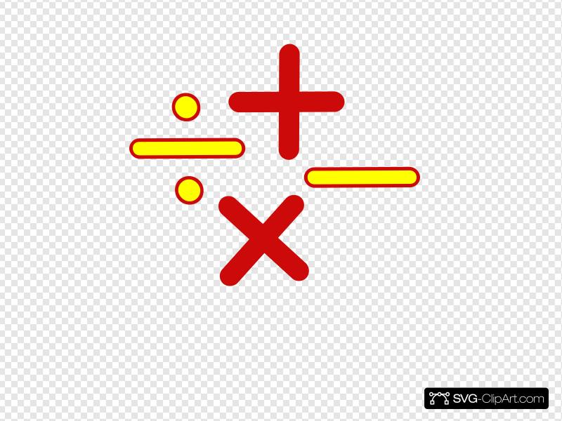 Math Signs Clip art, Icon and SVG.