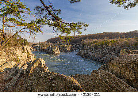 Potomac River Gorge Stock Photos, Royalty.