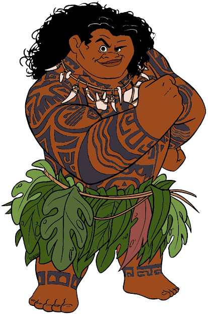 Maui from Moana ,Disney Moana.