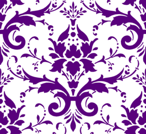 Mauve Damask Clipart.