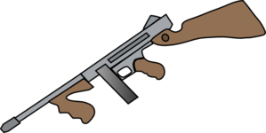 Thompson Machine Gun Clip Art at Clker.com.