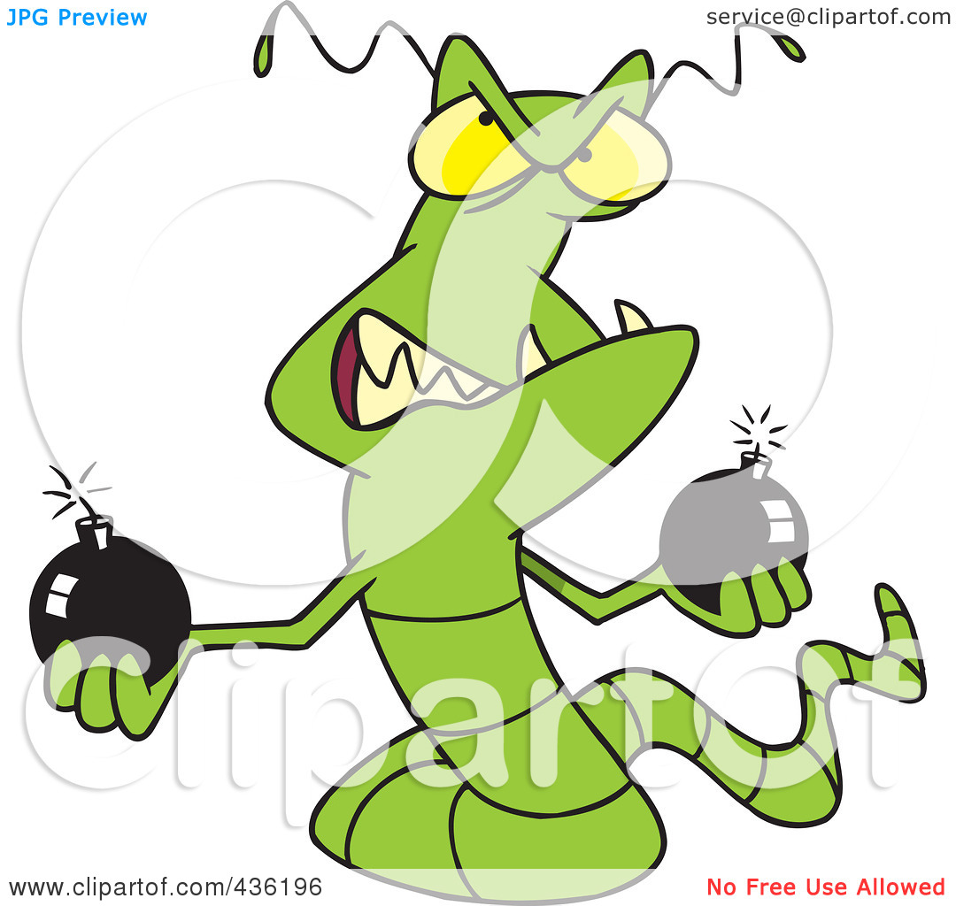 Macro Viruses Clipart.