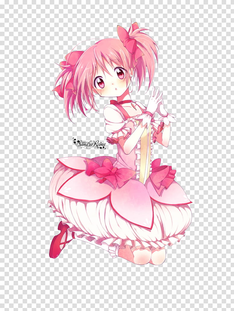 Render #] Madoka Kaname transparent background PNG clipart.