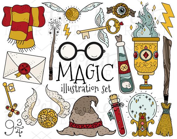 Wizard Magic Clipart Images, Magic House Colors Goblet.